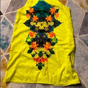 Mirror Floral Shift Dress/Shirt